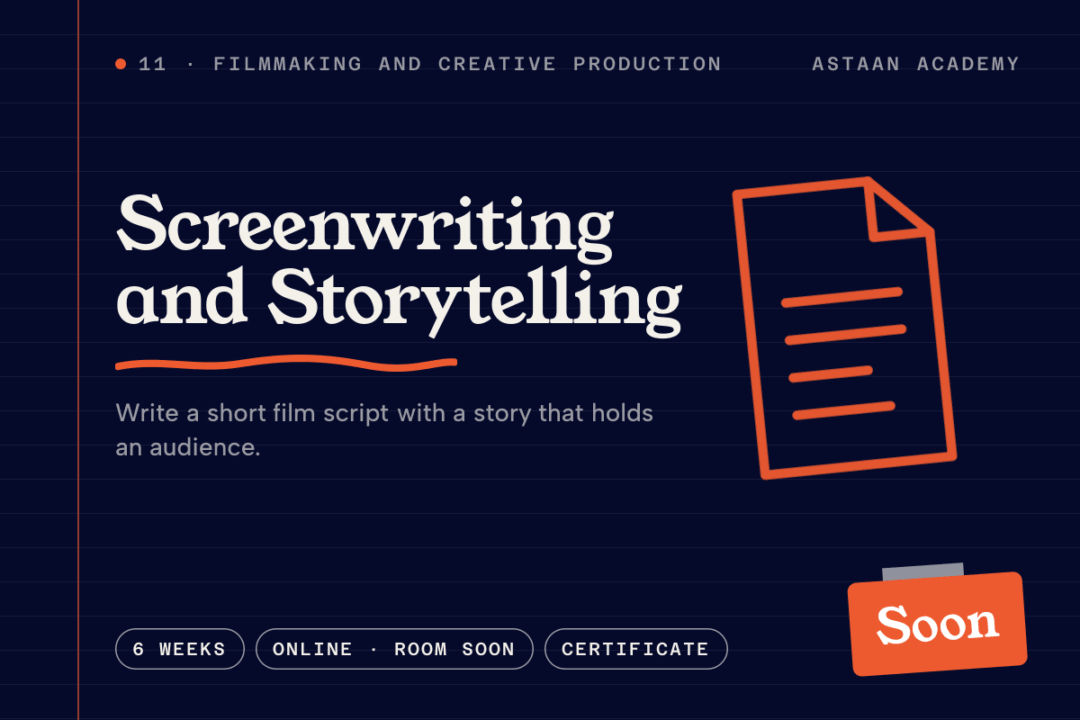 Screenwriting and Storytelling